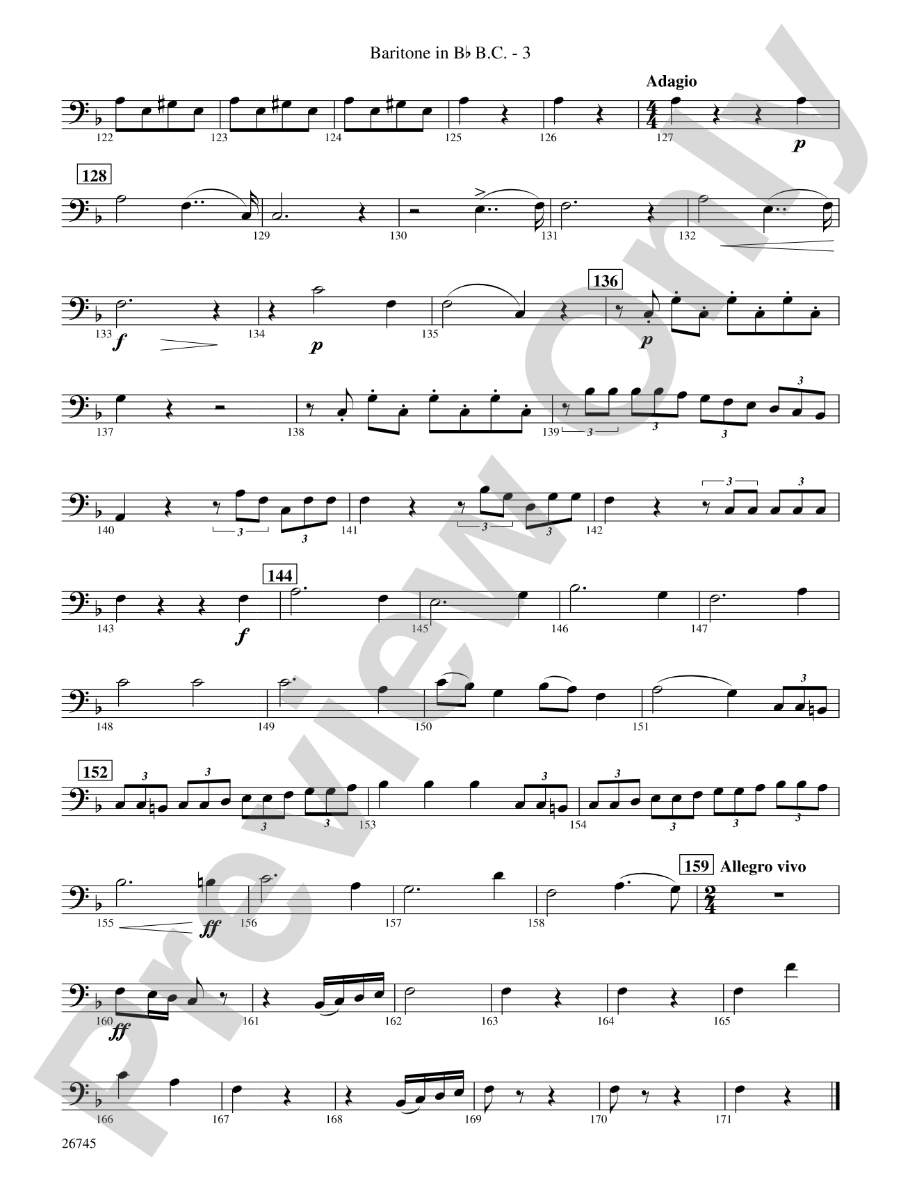 Heroic Variations: (wp) B-flat Baritone B.C.