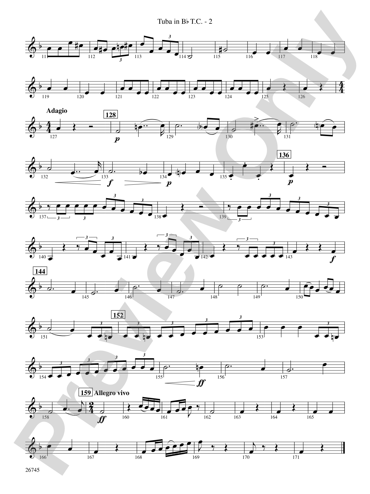 Heroic Variations: (wp) B-flat Tuba T.C.