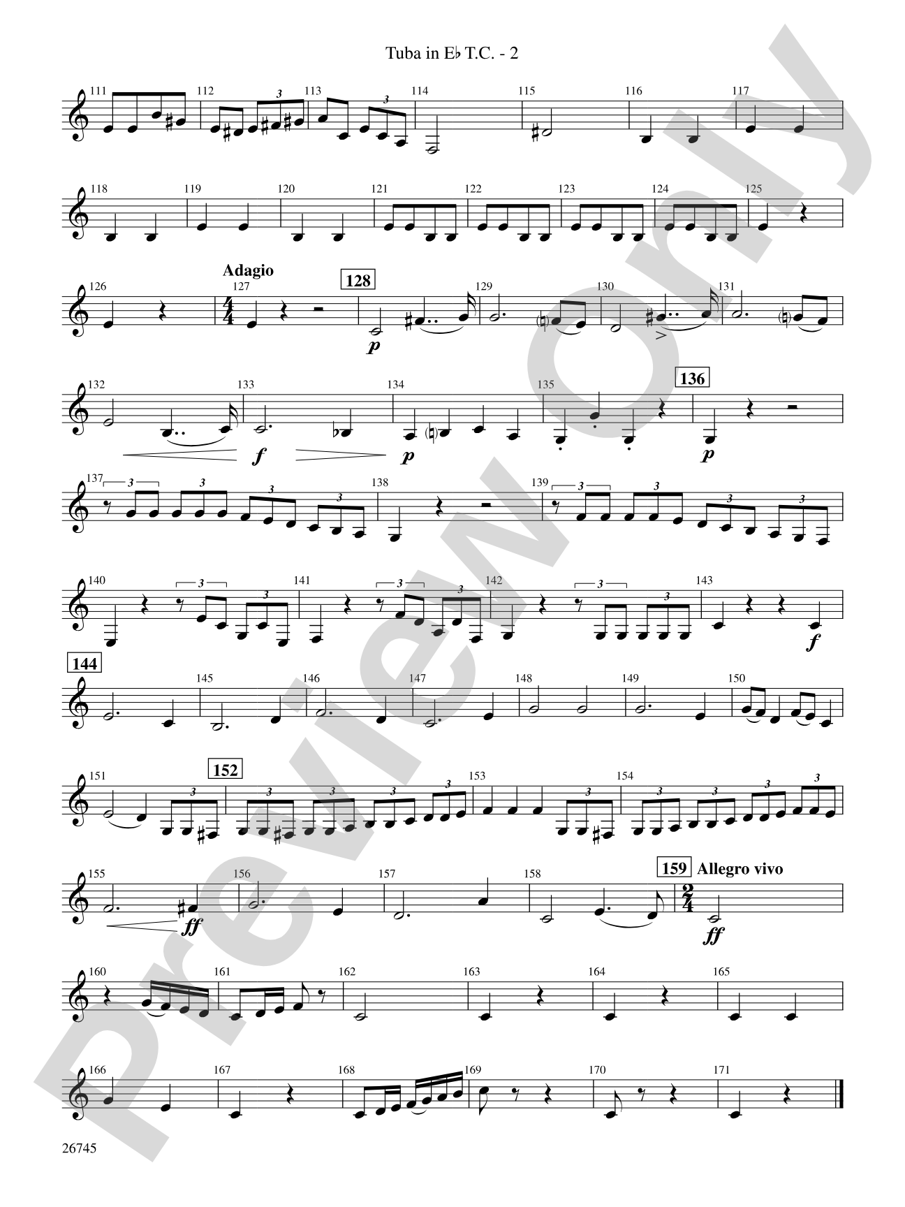 Heroic Variations: (wp) E-flat Tuba T.C.