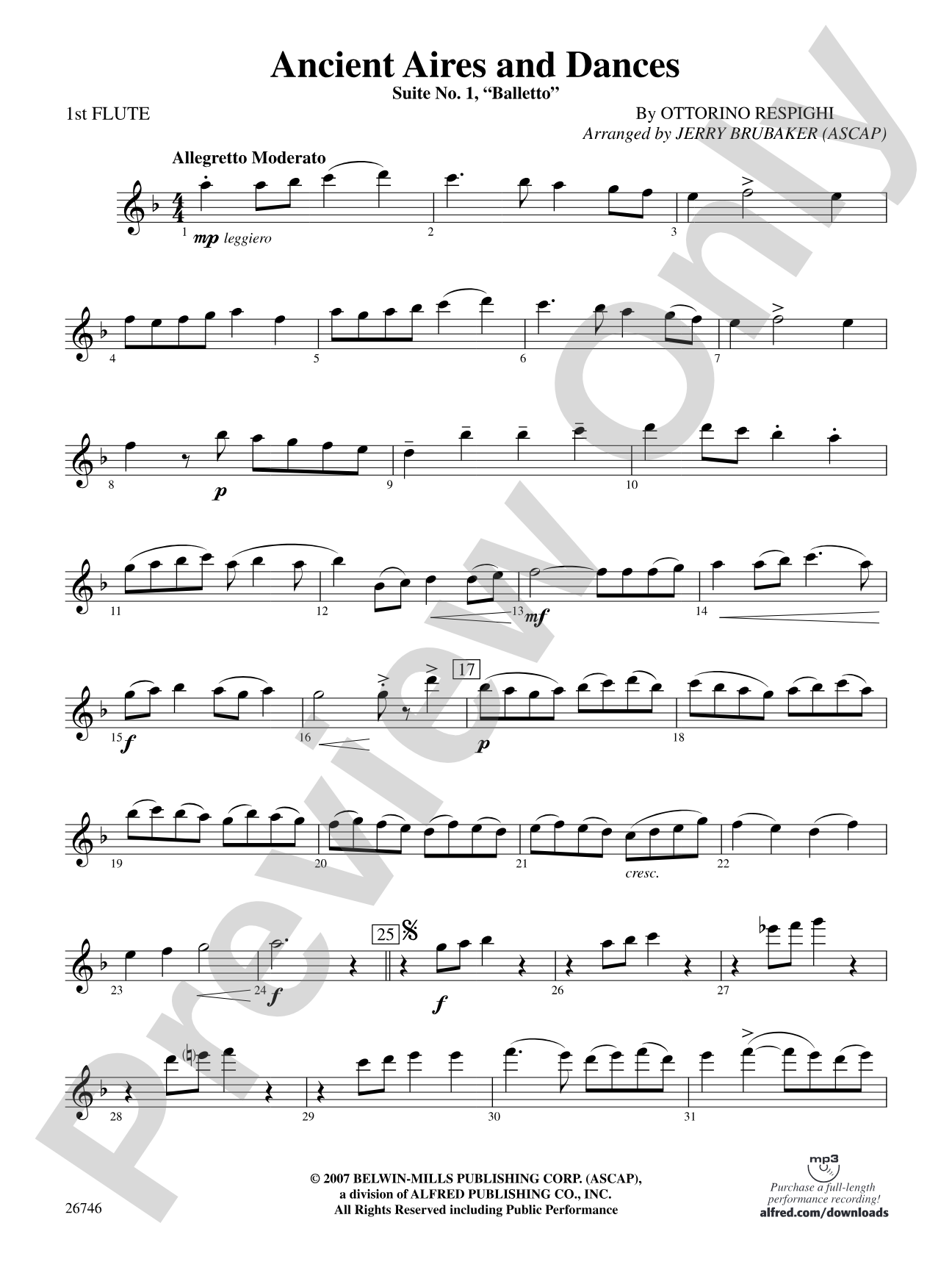 Ancient Aires and Dances: Flute