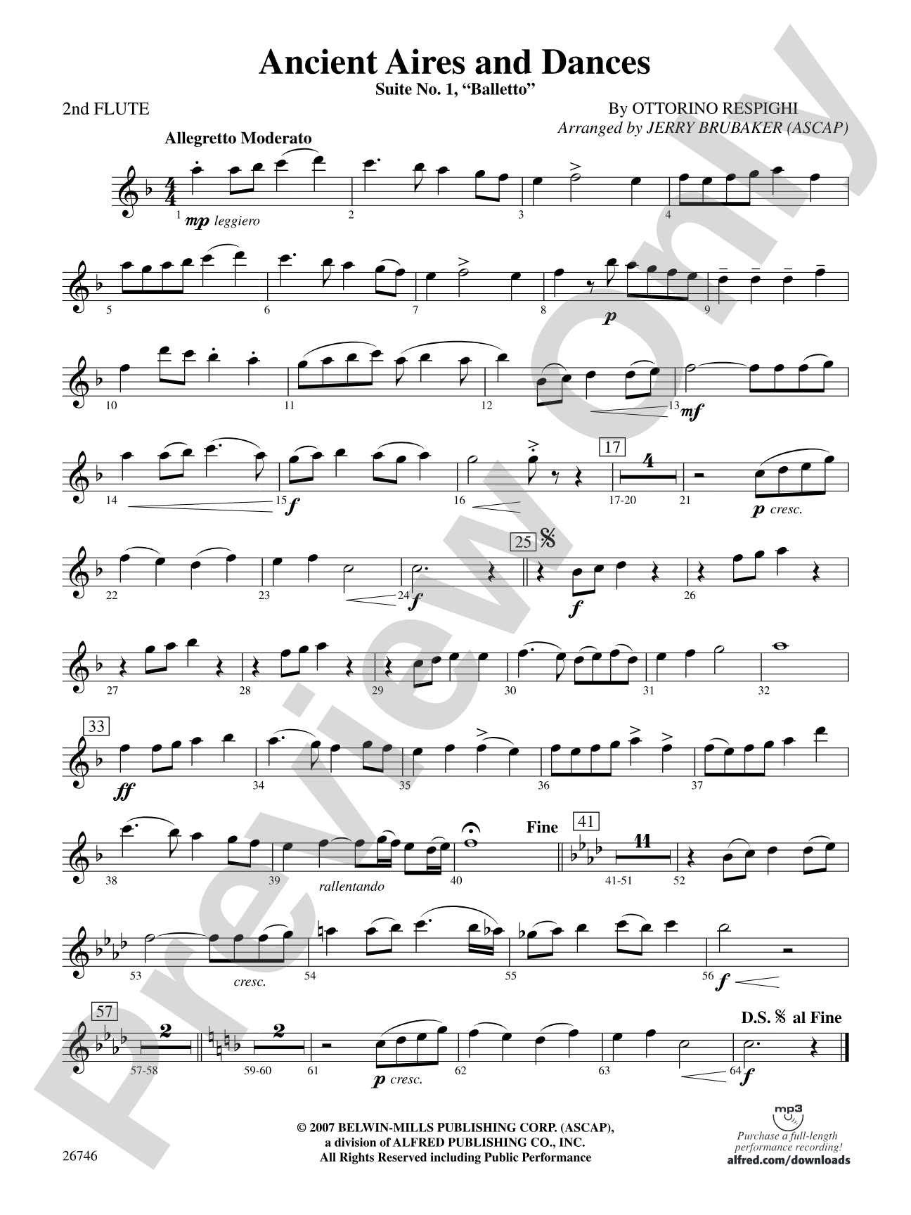 Ancient Aires and Dances: 2nd Flute