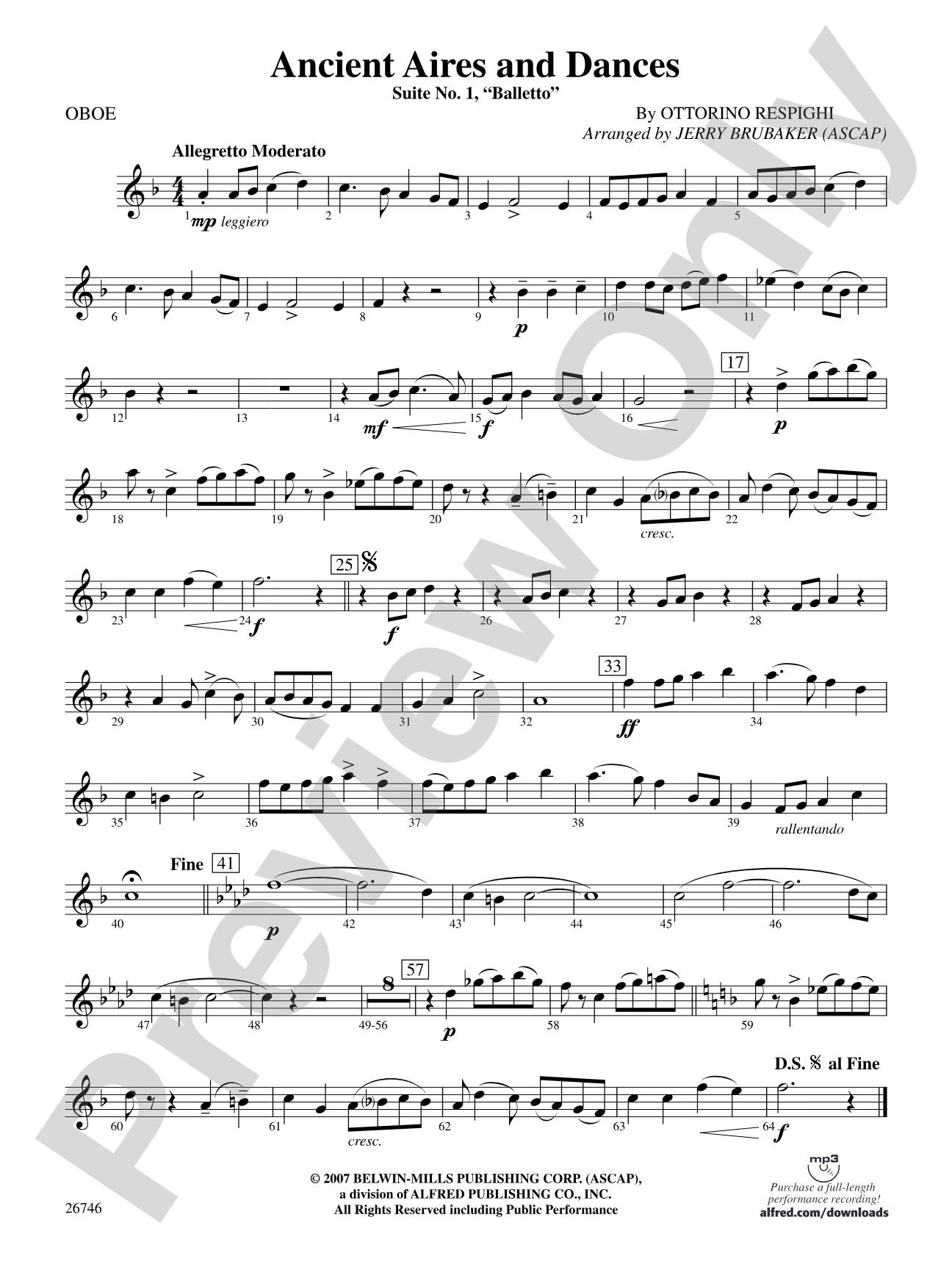 Ancient Aires and Dances: Oboe