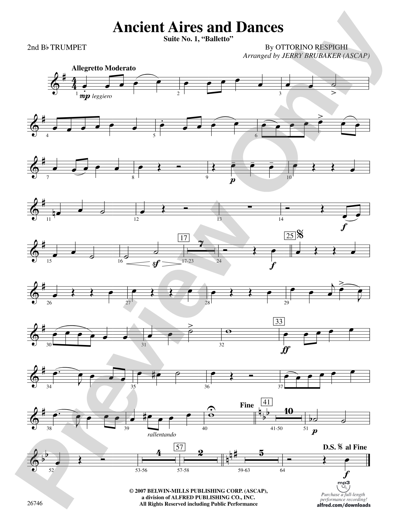 Ancient Aires and Dances: 2nd B-flat Trumpet