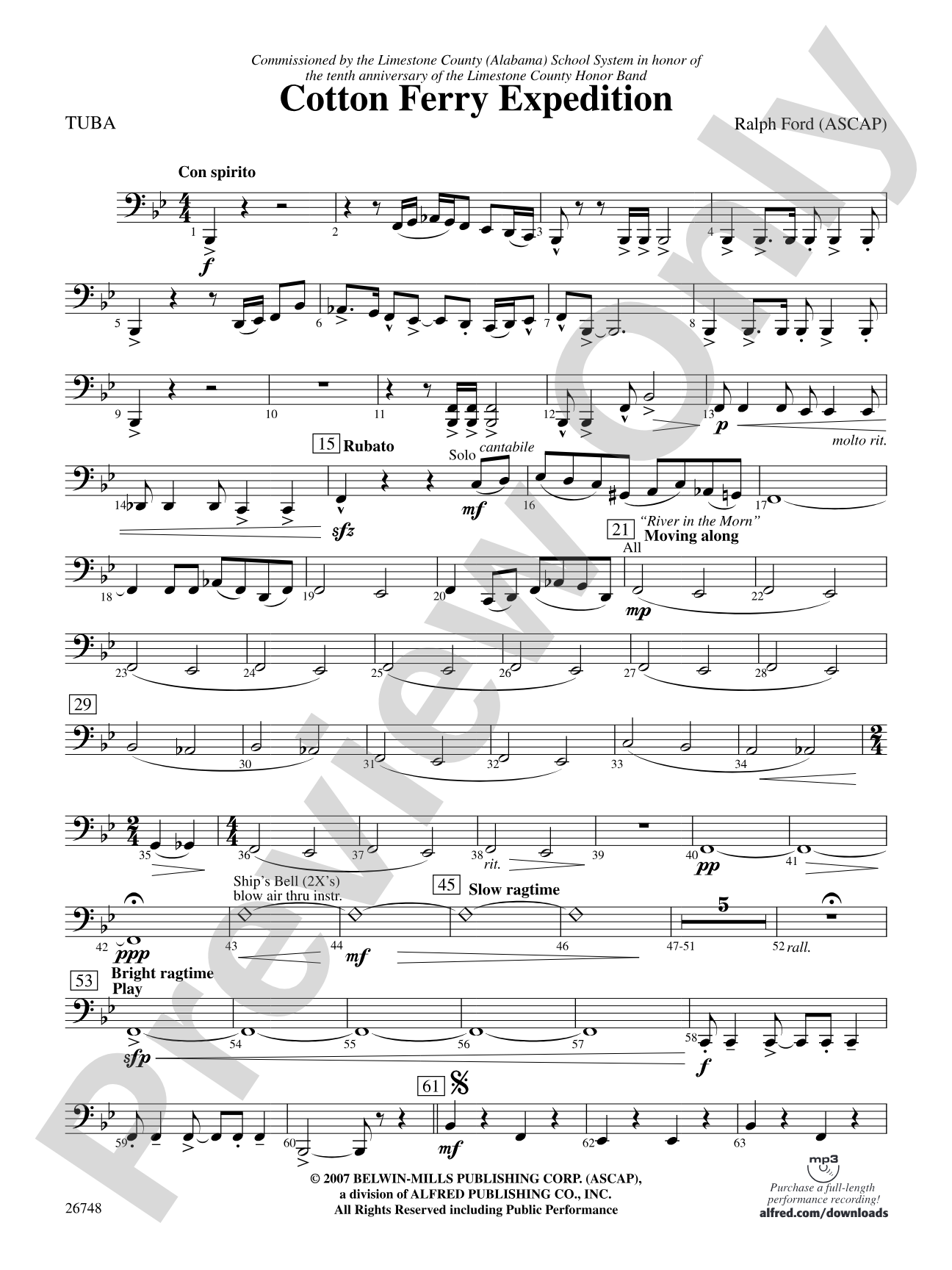 Cotton Ferry Expedition: Tuba