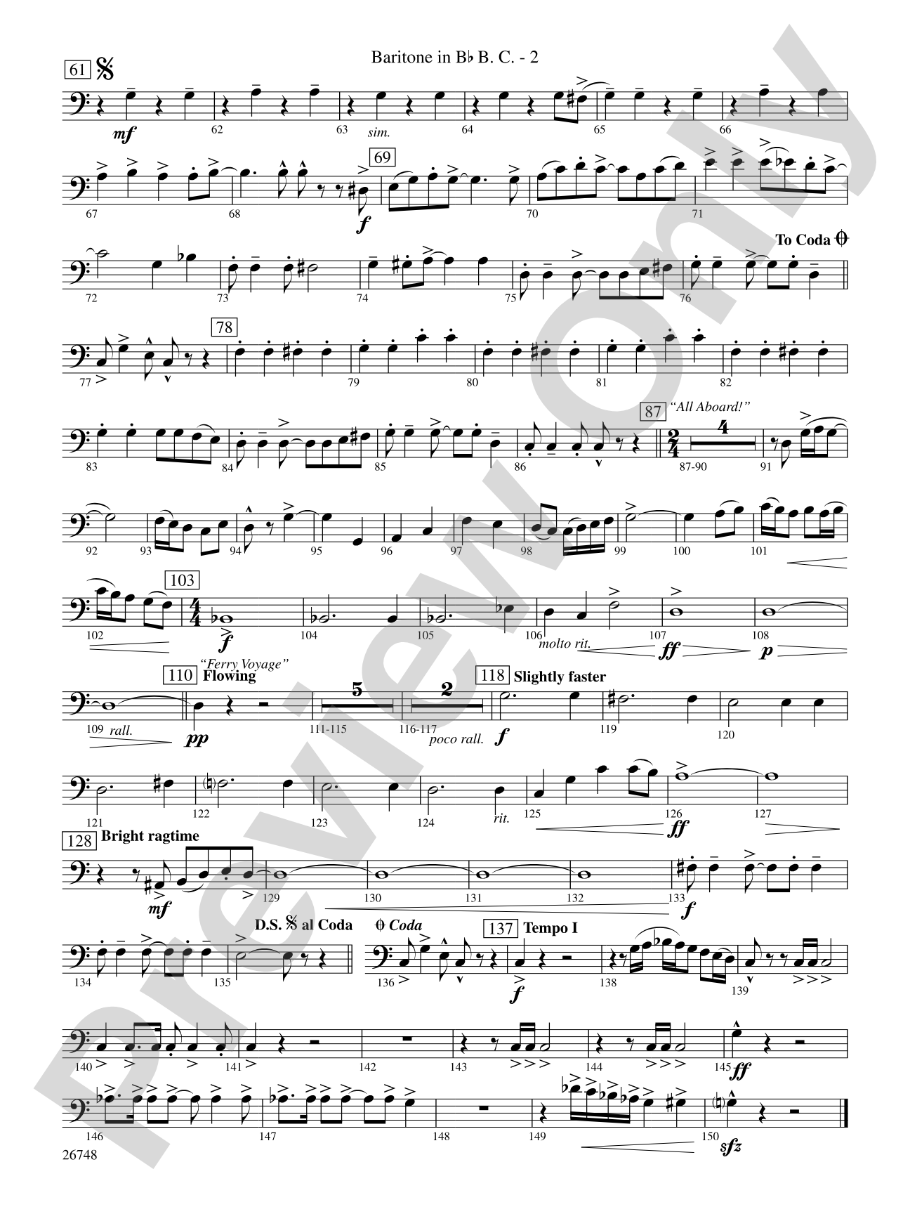 Cotton Ferry Expedition: (wp) B-flat Baritone B.C.