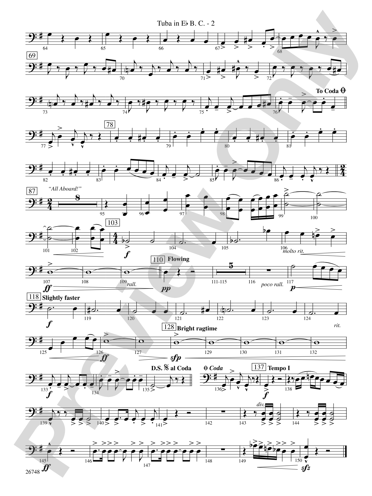Cotton Ferry Expedition: (wp) E-flat Tuba B.C.