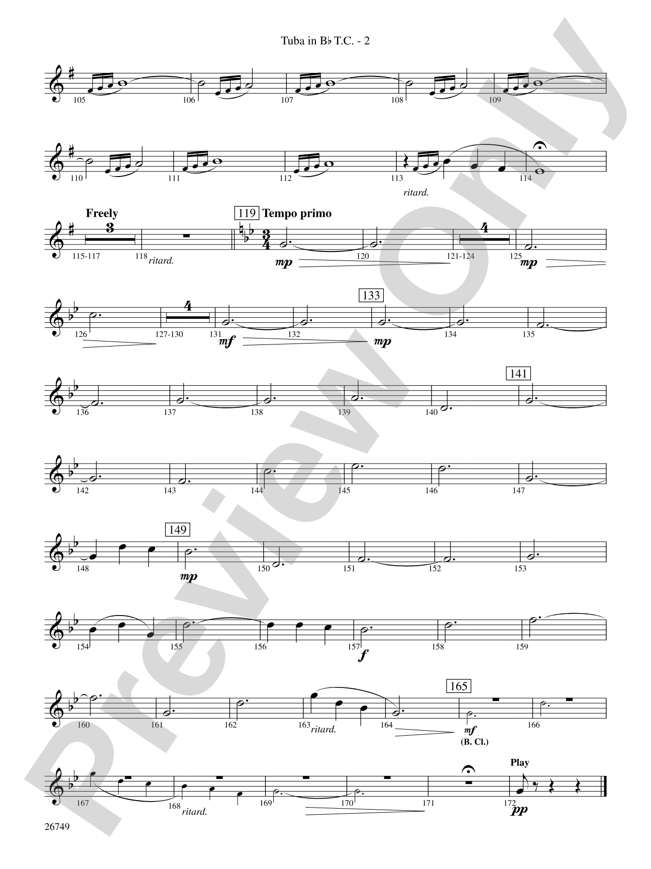 Greensleeves: (wp) B-flat Tuba T.C.