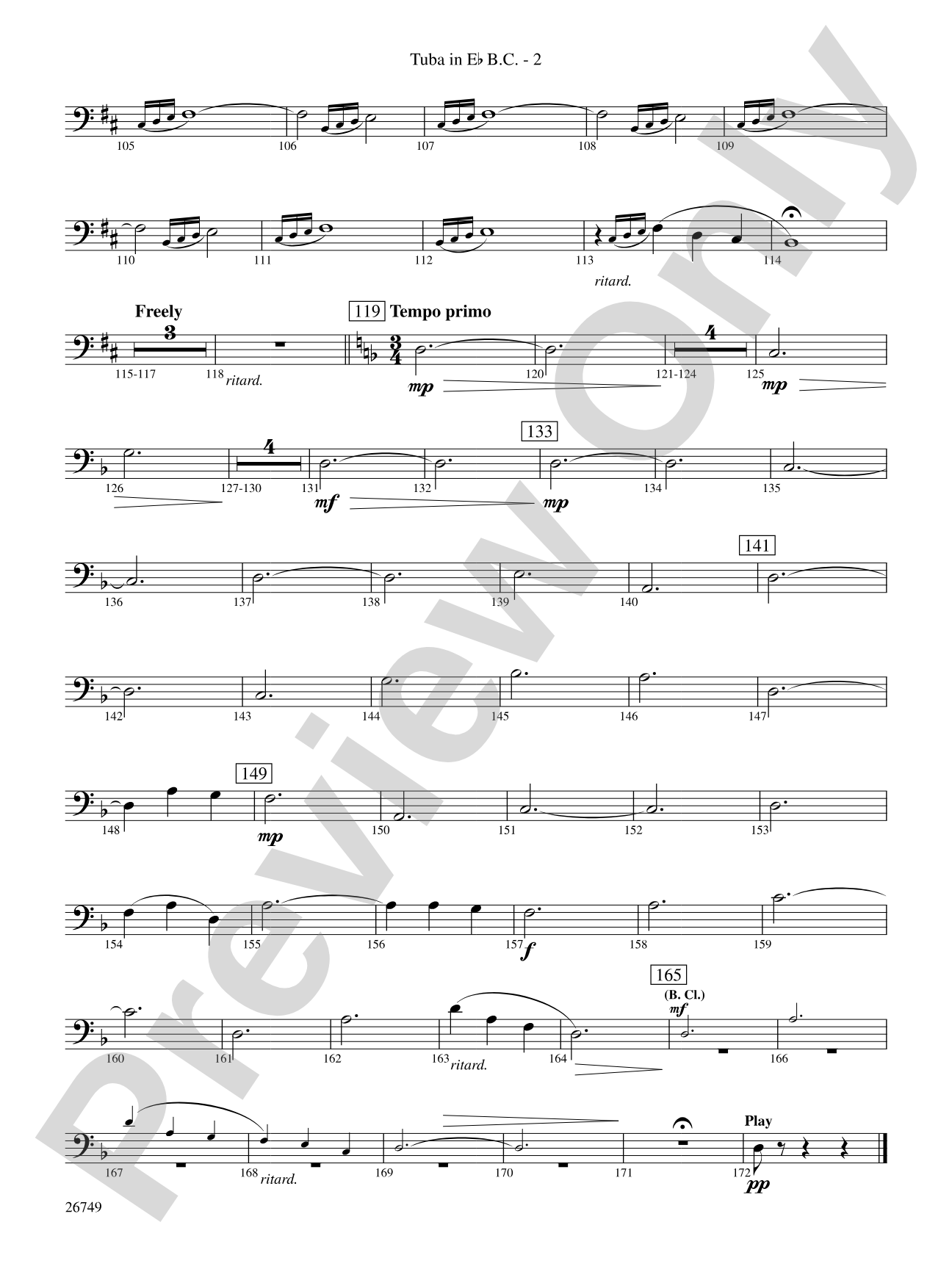 Greensleeves: (wp) E-flat Tuba B.C.