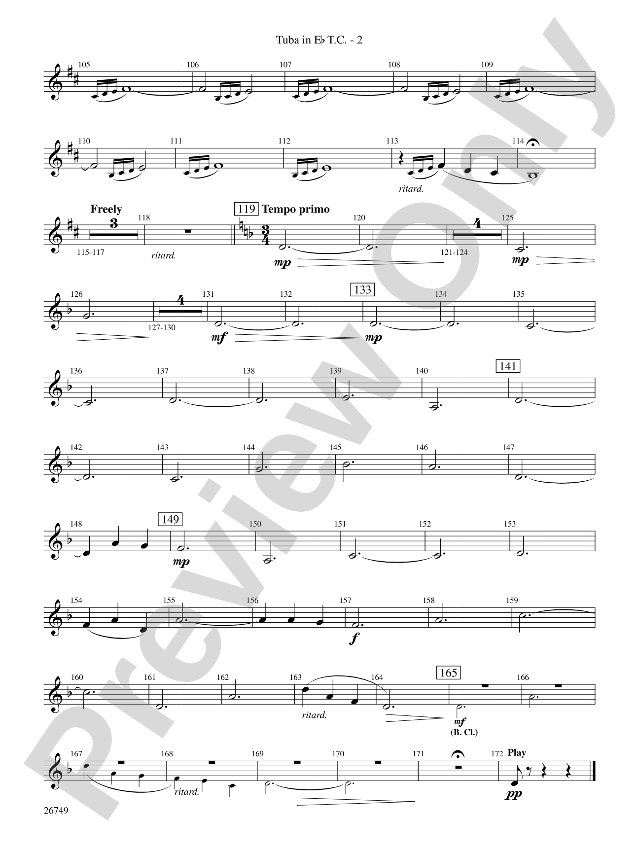 Greensleeves: (wp) E-flat Tuba T.C.