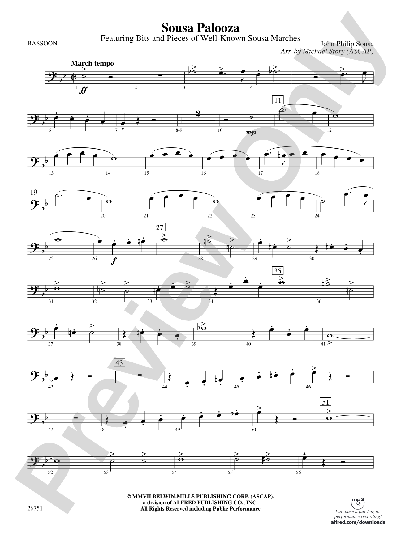 Sousa Palooza: Bassoon