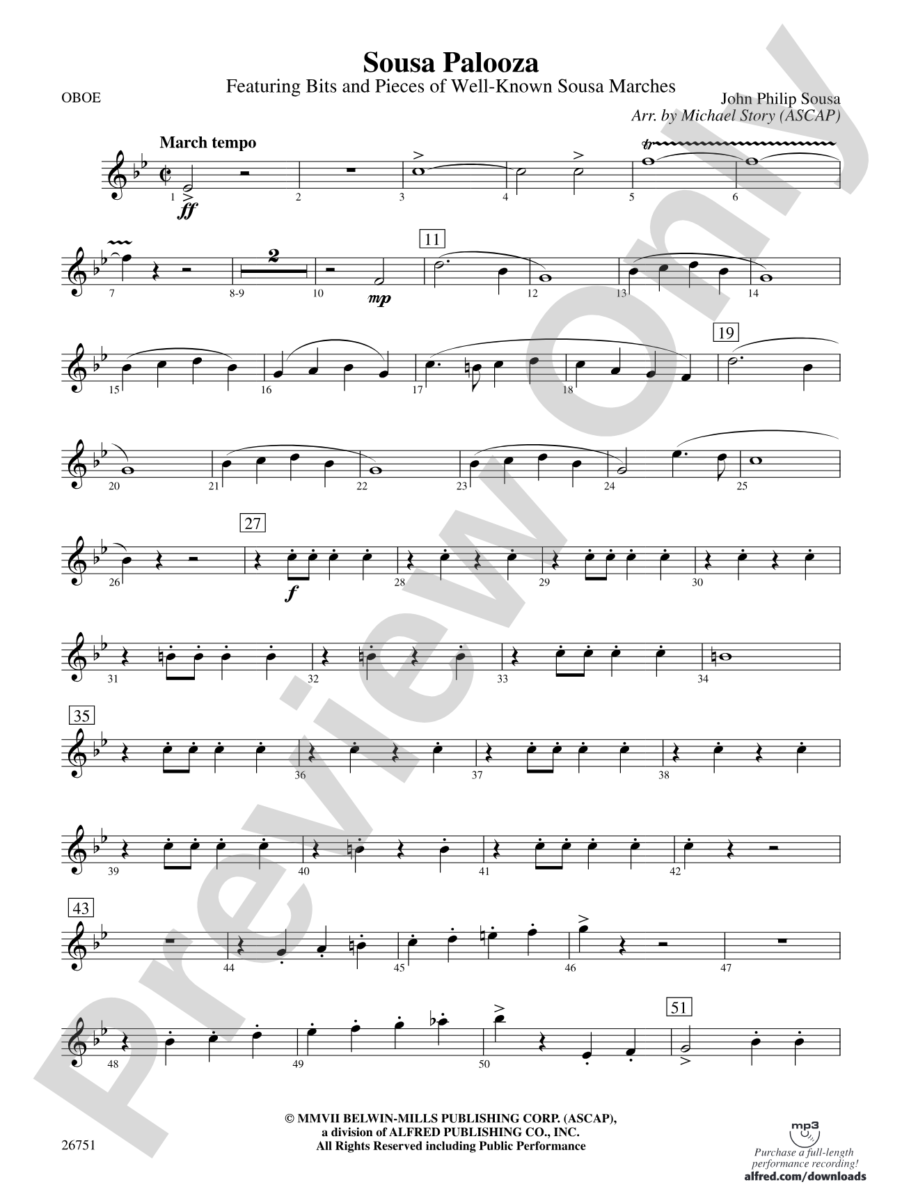 Sousa Palooza: Oboe