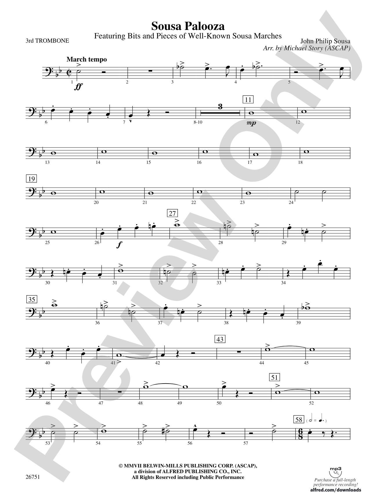 Sousa Palooza: 3rd Trombone
