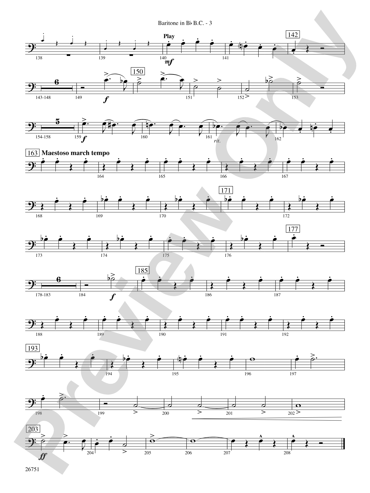 Sousa Palooza: (wp) B-flat Baritone B.C.