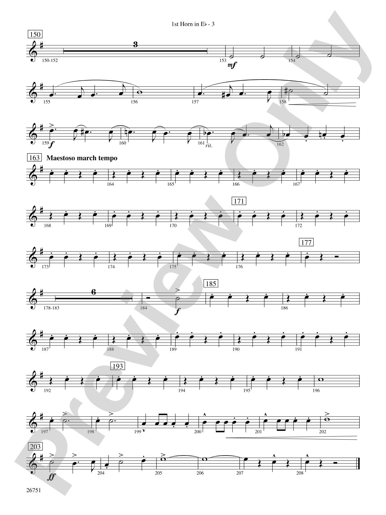 Sousa Palooza: (wp) 1st Horn in E-flat