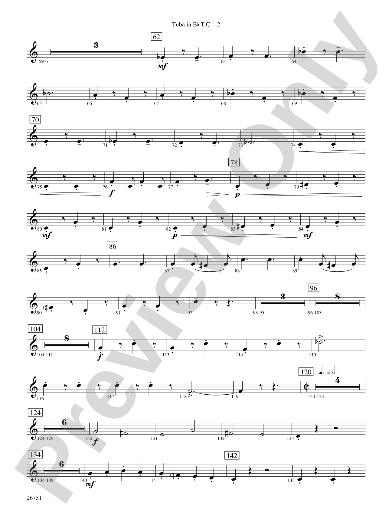 Sousa Palooza: (wp) B-flat Tuba T.C.