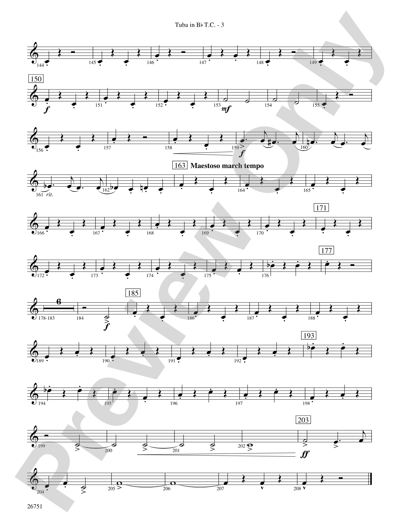 Sousa Palooza: (wp) B-flat Tuba T.C.