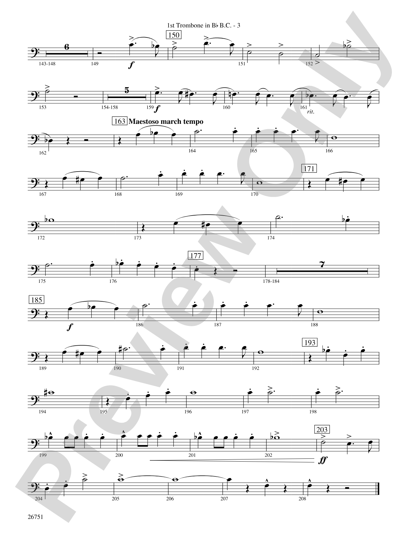Sousa Palooza: (wp) 1st B-flat Trombone B.C.