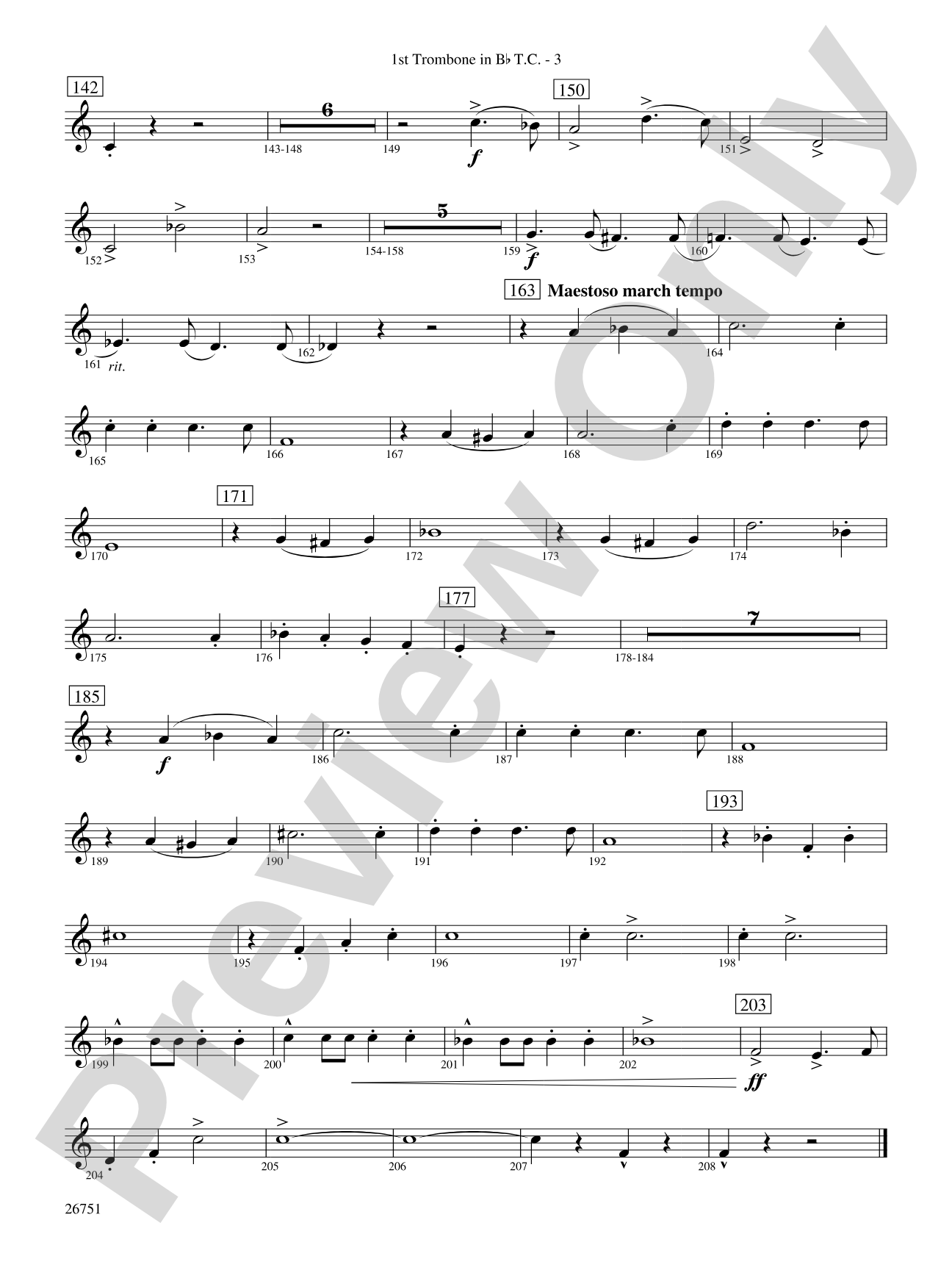 Sousa Palooza: (wp) 1st B-flat Trombone T.C.