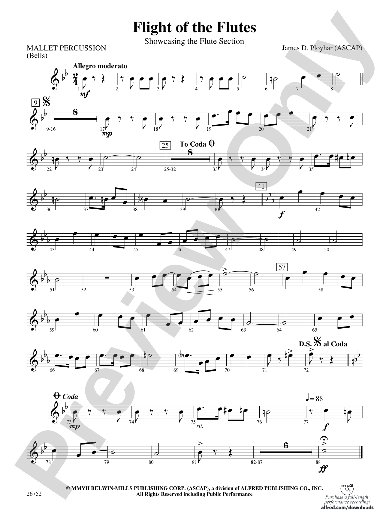 Flight of the Flutes (Showcasing the Flute Section): Mallets