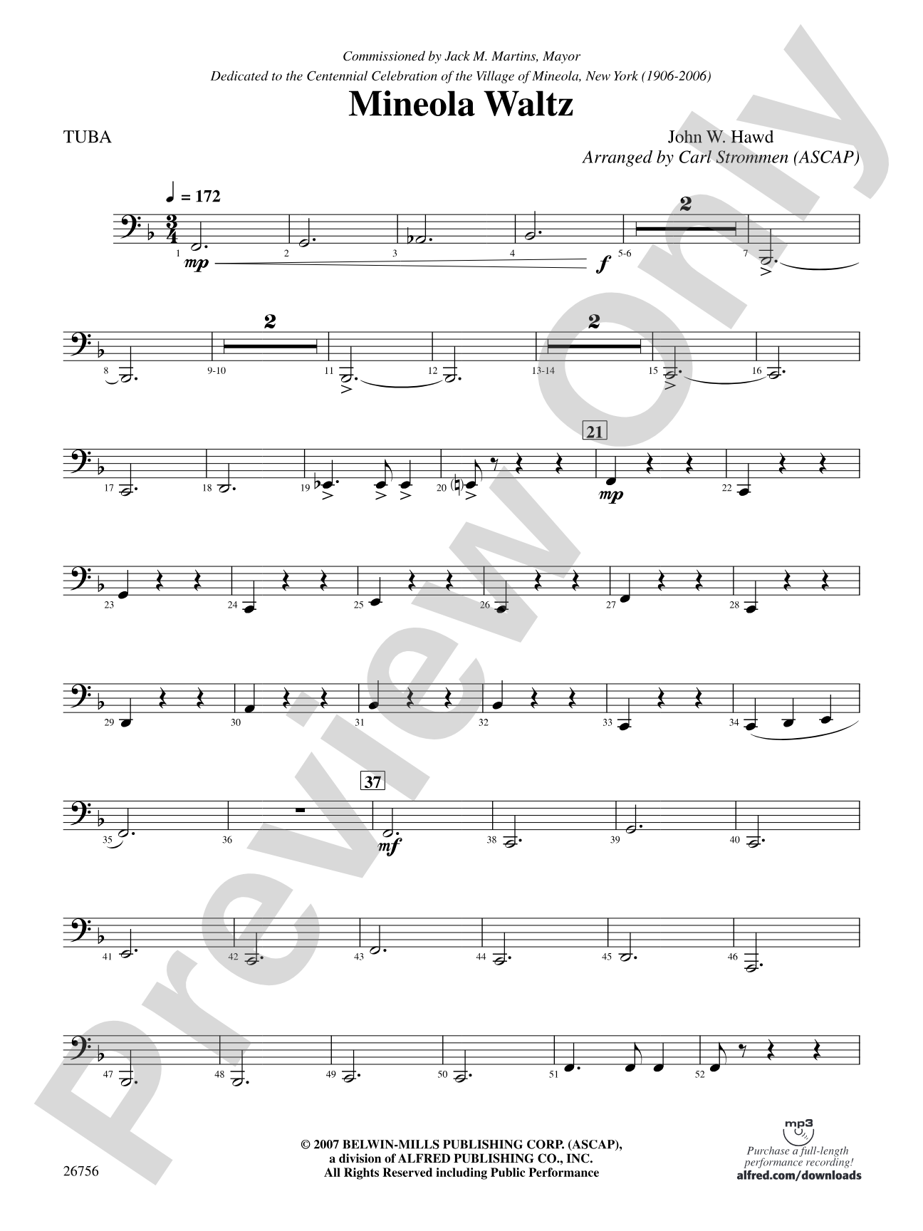 Mineola Waltz: Tuba