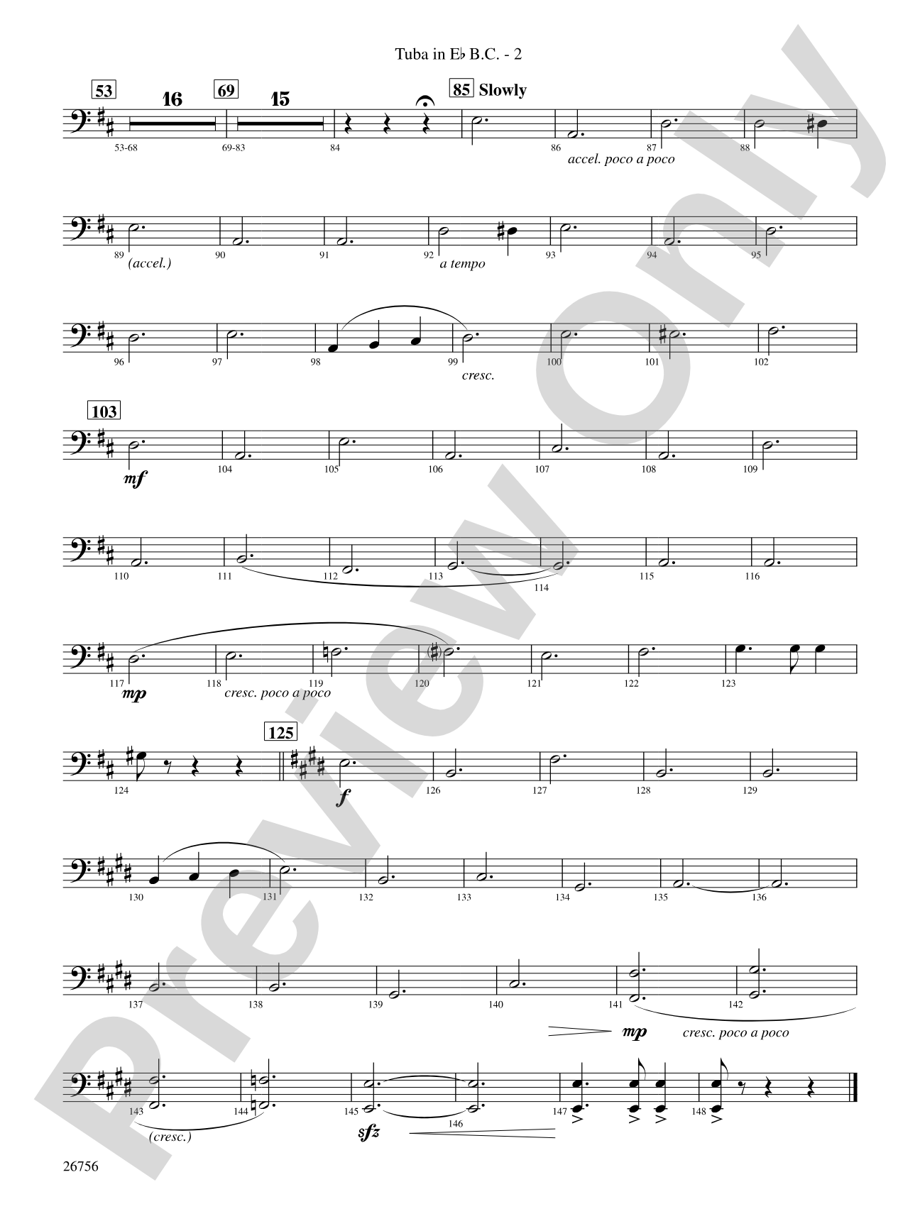 Mineola Waltz: (wp) E-flat Tuba B.C.