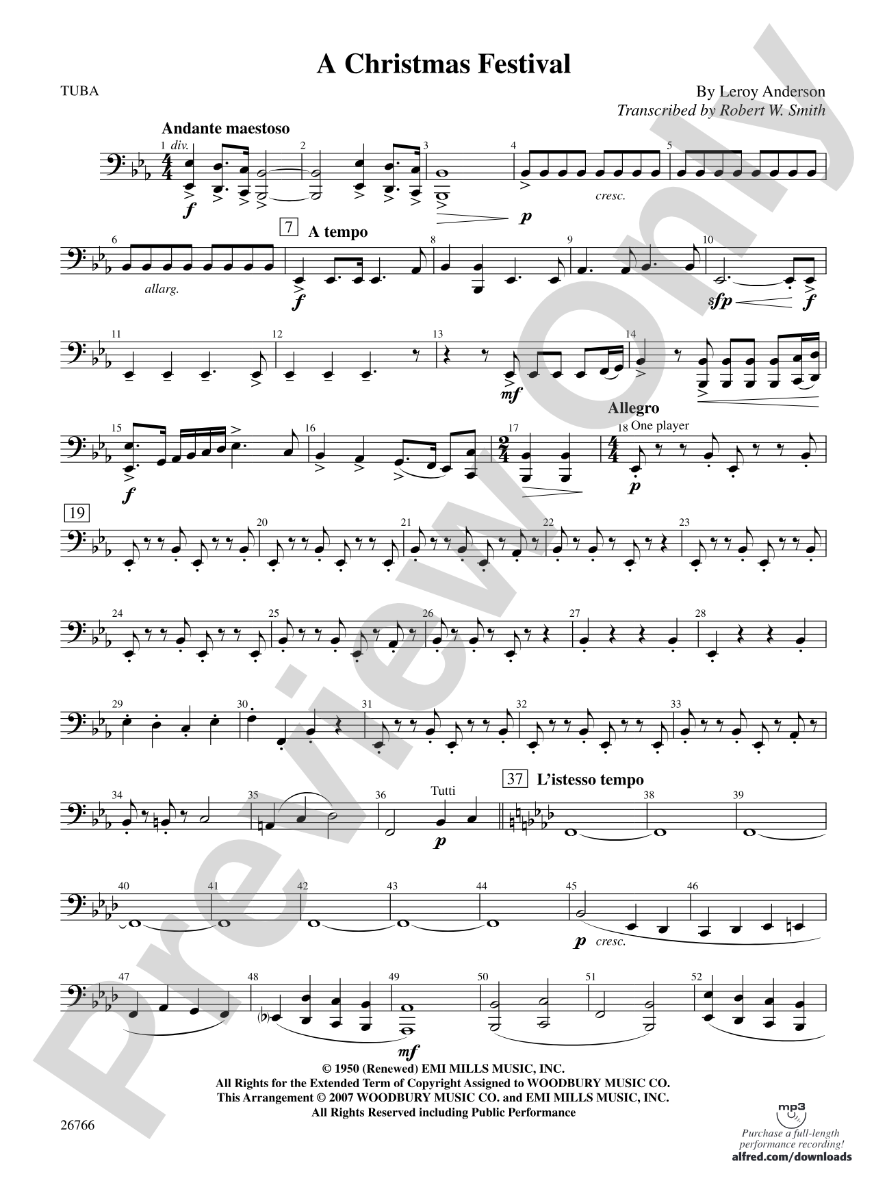 A Christmas Festival: Tuba