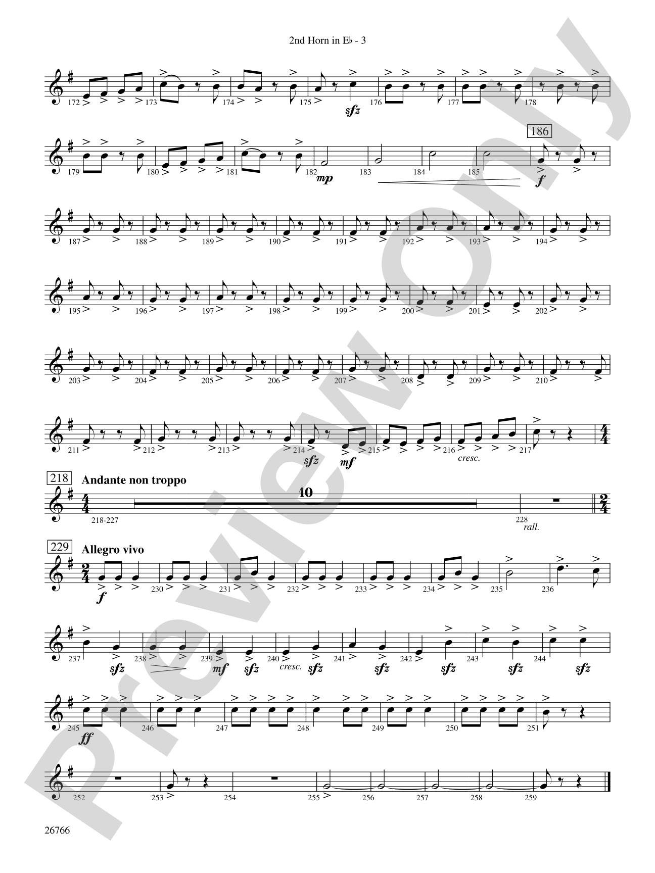 A Christmas Festival: (wp) 2nd Horn in E-flat