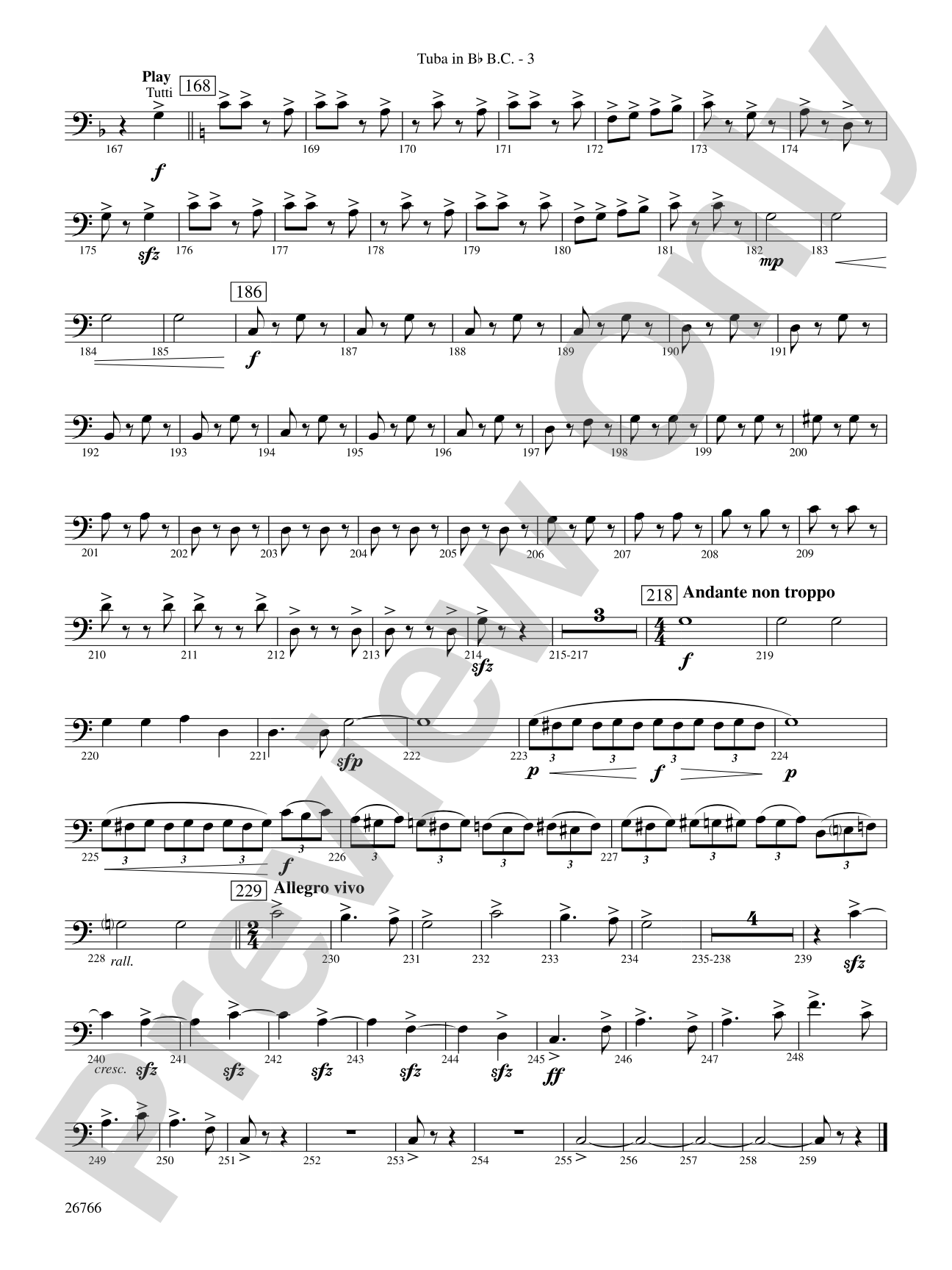 A Christmas Festival: (wp) B-flat Tuba B.C.