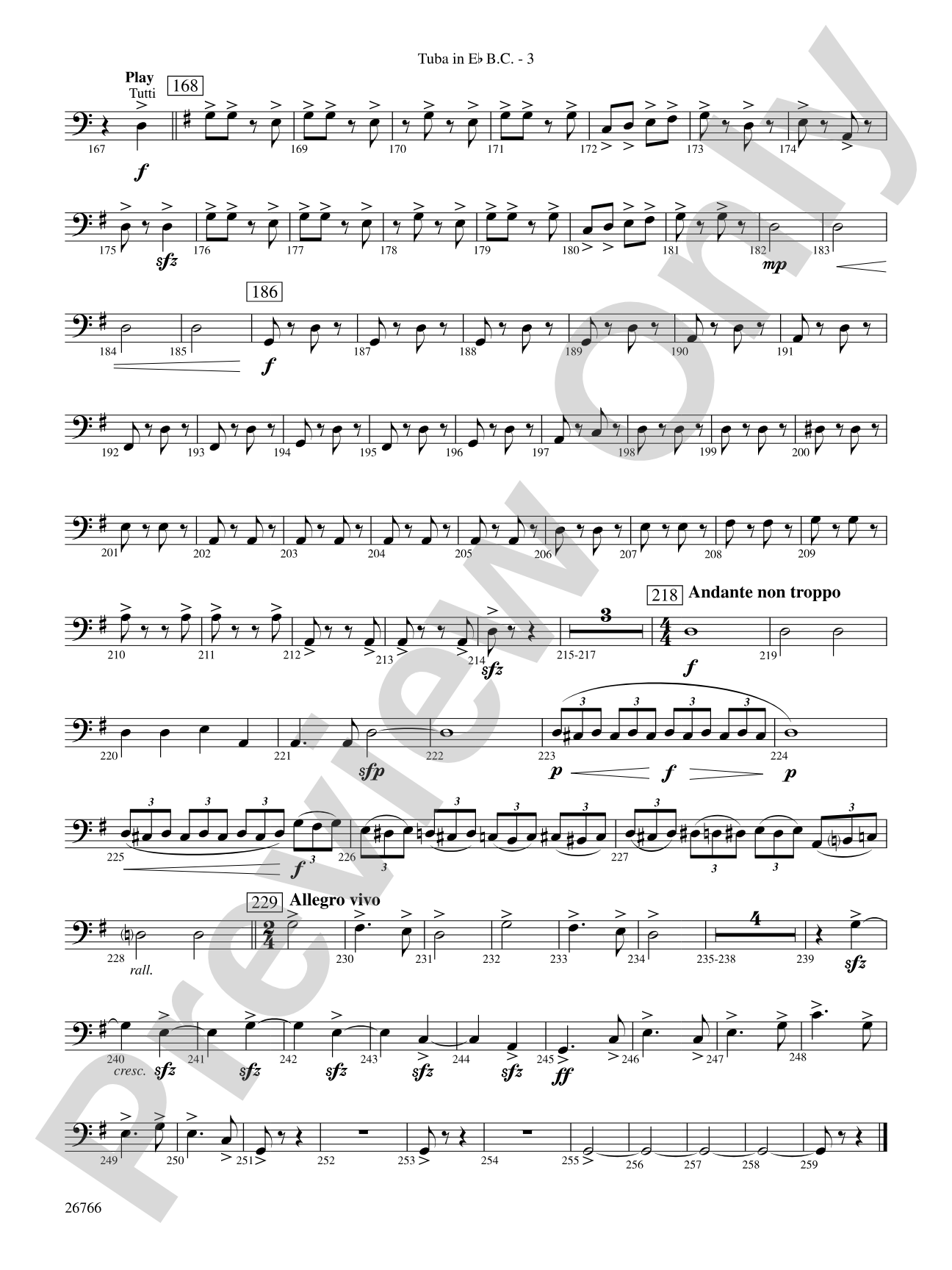A Christmas Festival: (wp) E-flat Tuba B.C.