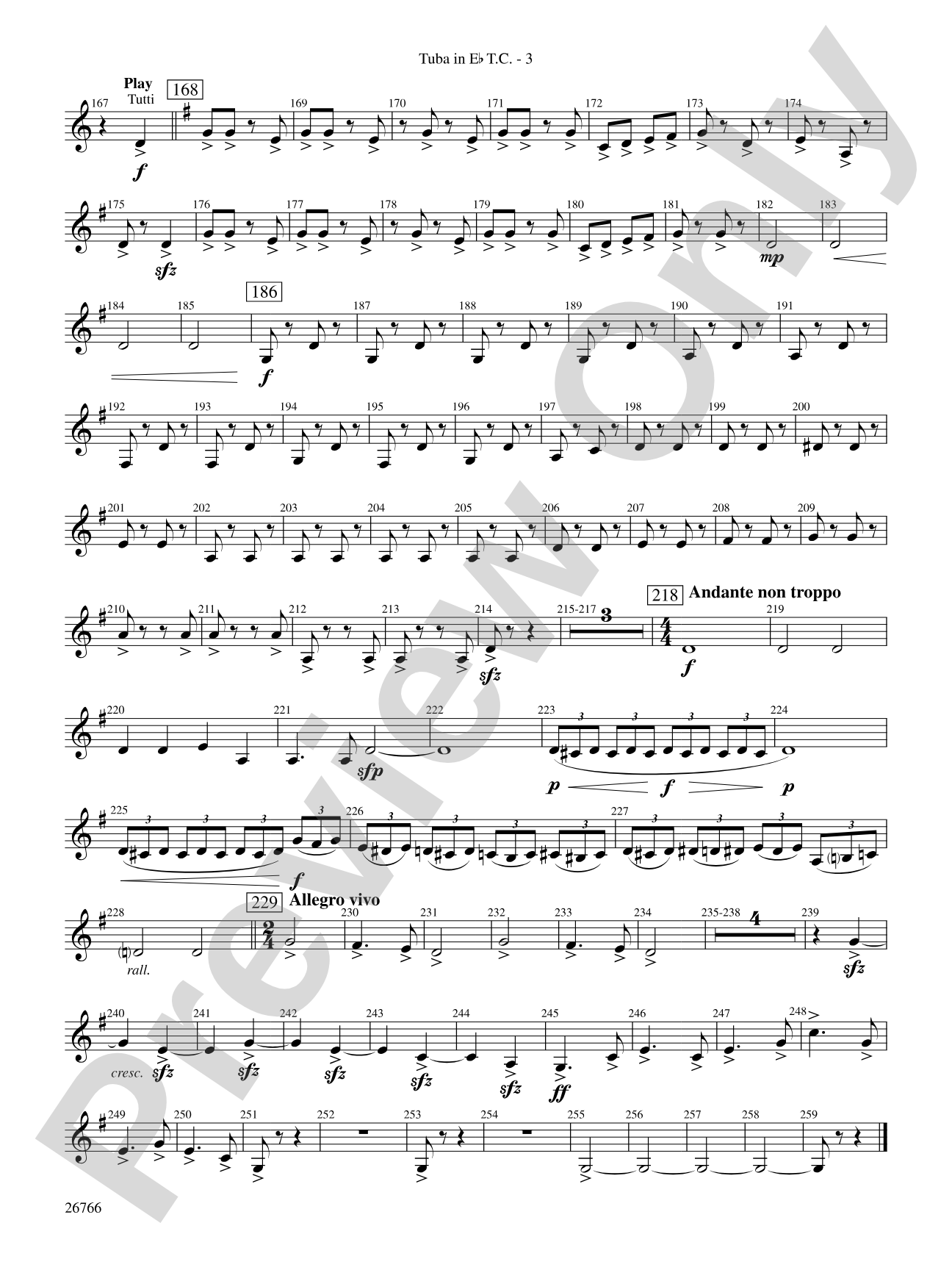A Christmas Festival: (wp) E-flat Tuba T.C.