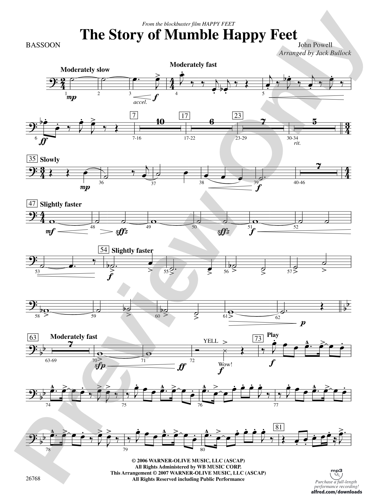 The Story of Mumble Happy Feet: Bassoon