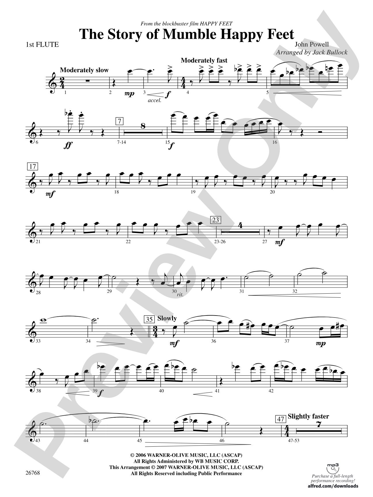 The Story of Mumble Happy Feet: Flute