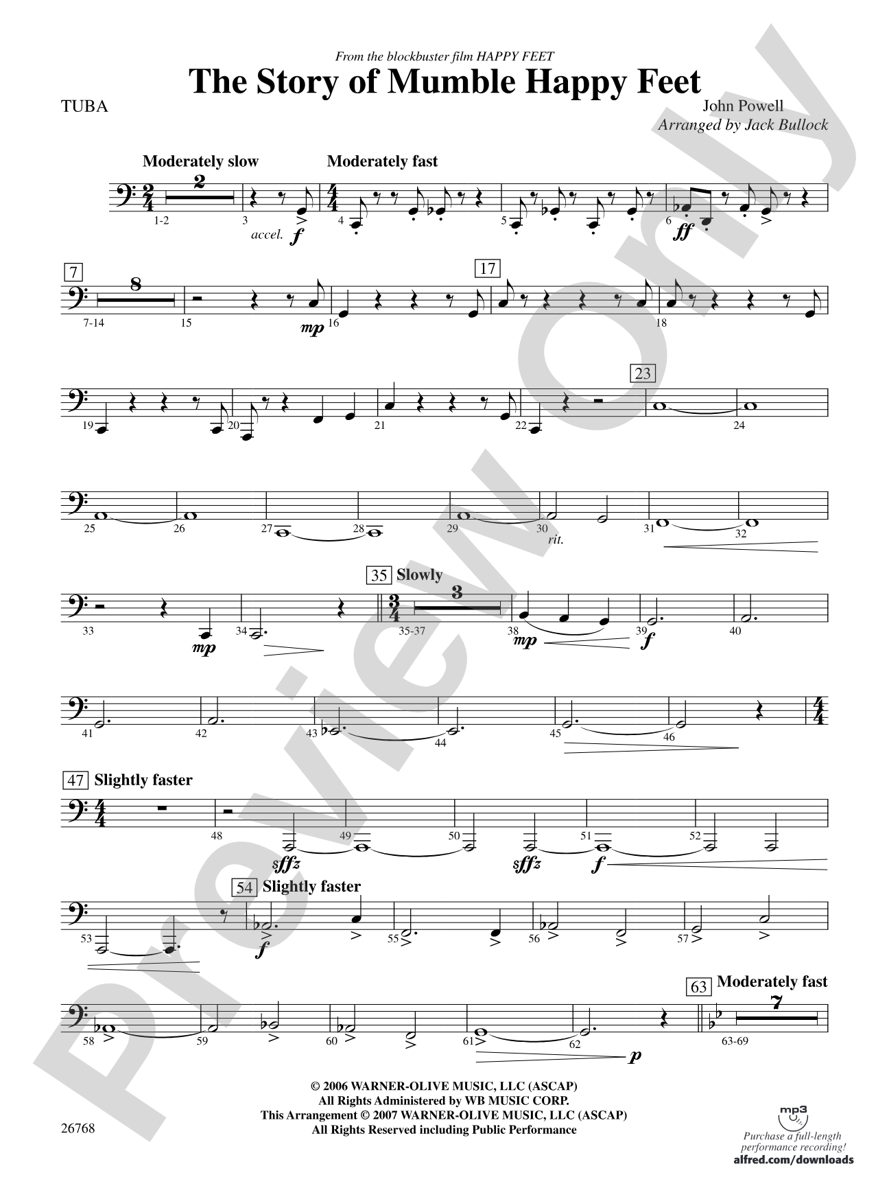 The Story of Mumble Happy Feet: Tuba