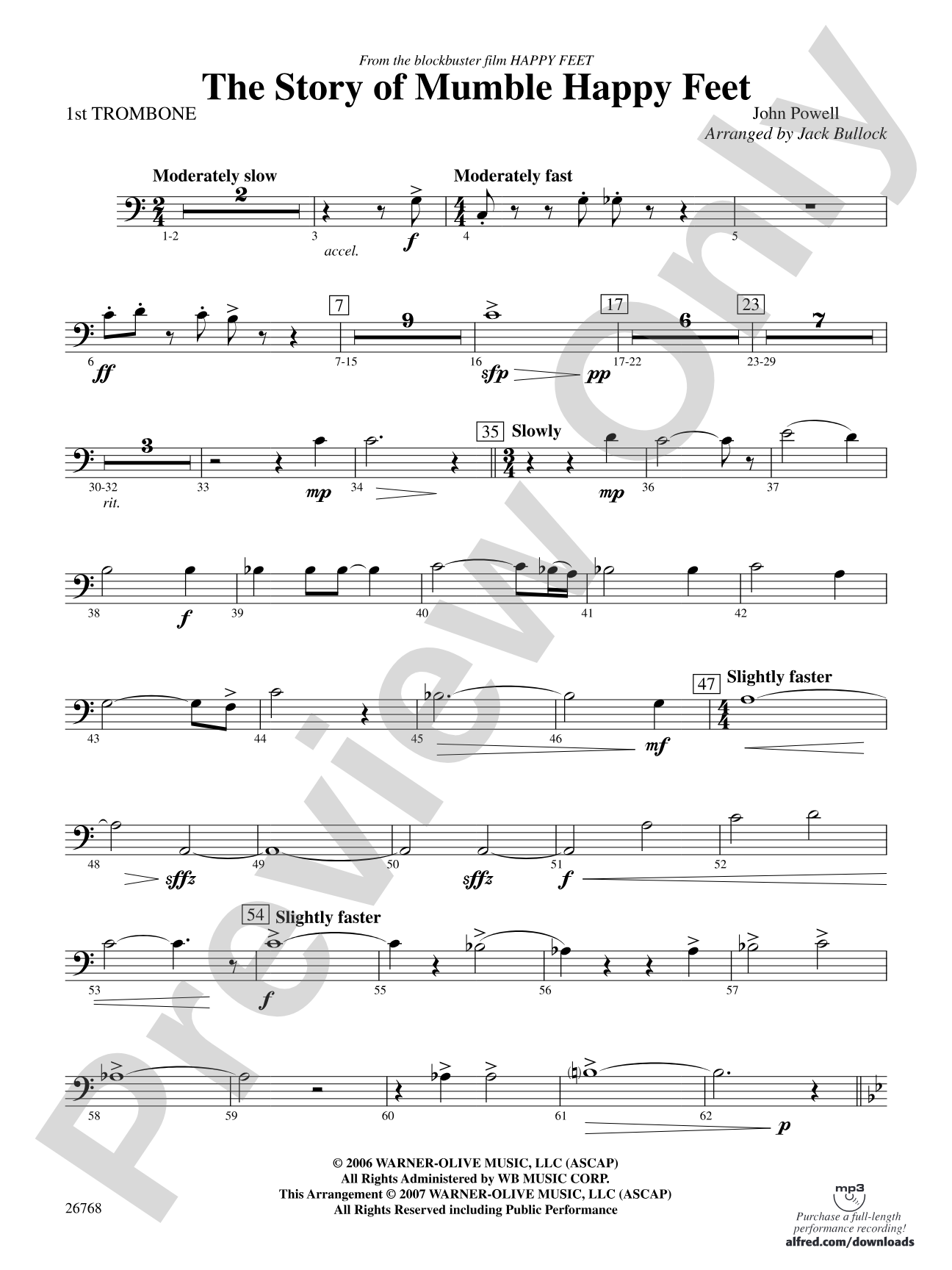 The Story of Mumble Happy Feet: 1st Trombone
