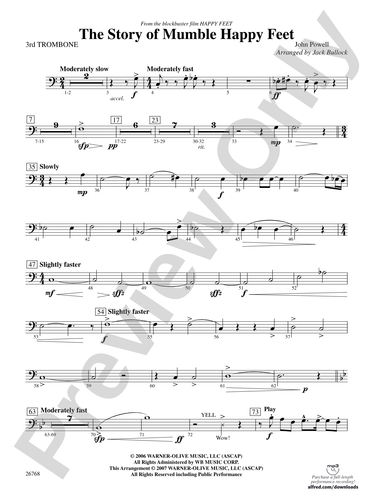 The Story of Mumble Happy Feet: 3rd Trombone