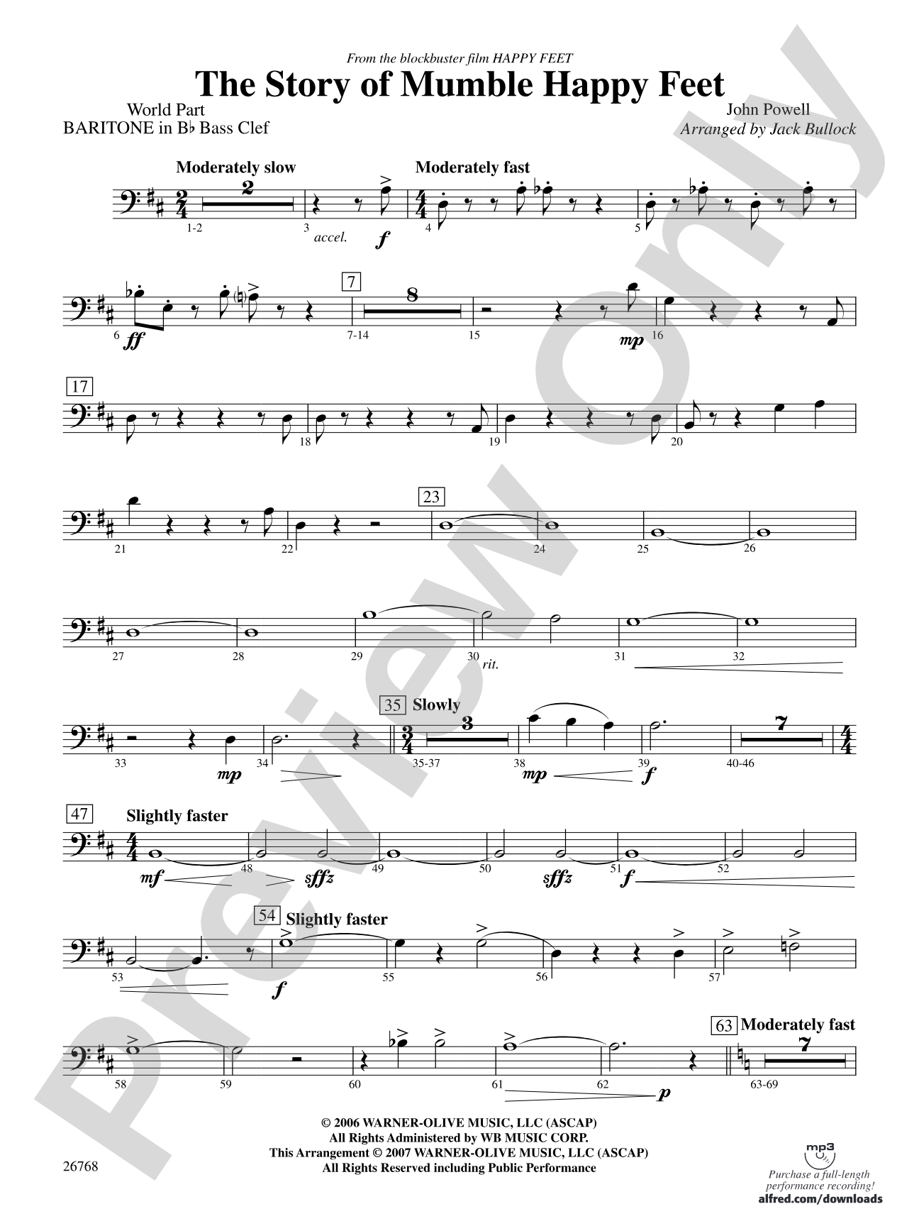 The Story of Mumble Happy Feet: (wp) B-flat Baritone B.C.