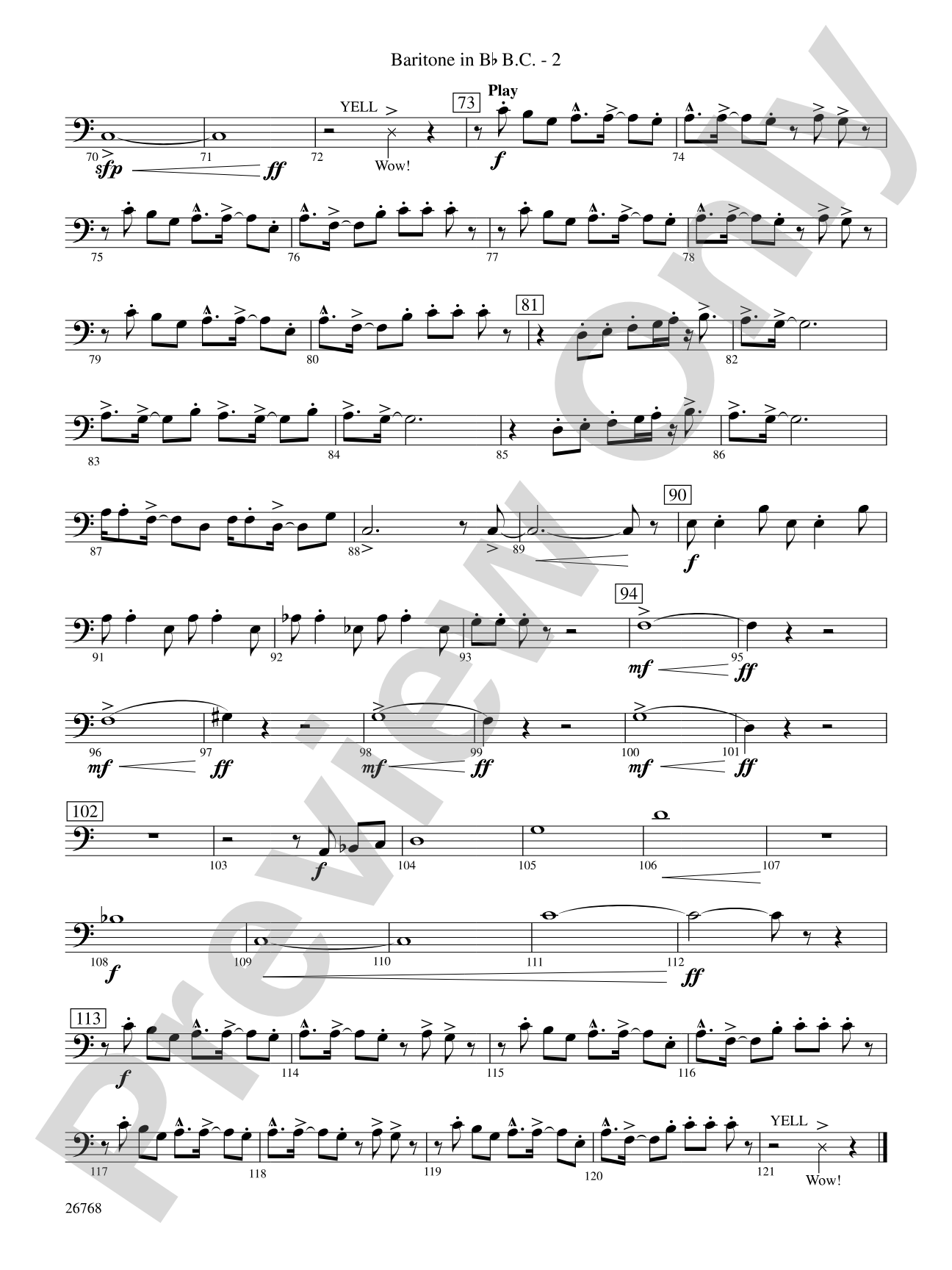 The Story of Mumble Happy Feet: (wp) B-flat Baritone B.C.