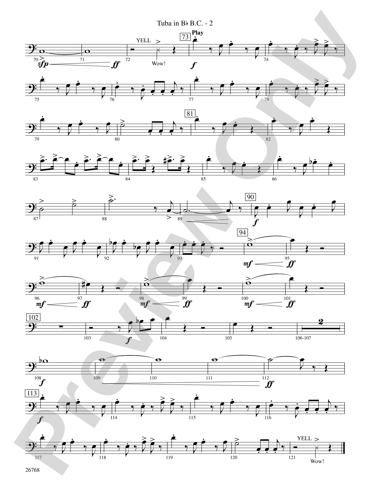 The Story of Mumble Happy Feet: (wp) B-flat Tuba B.C.