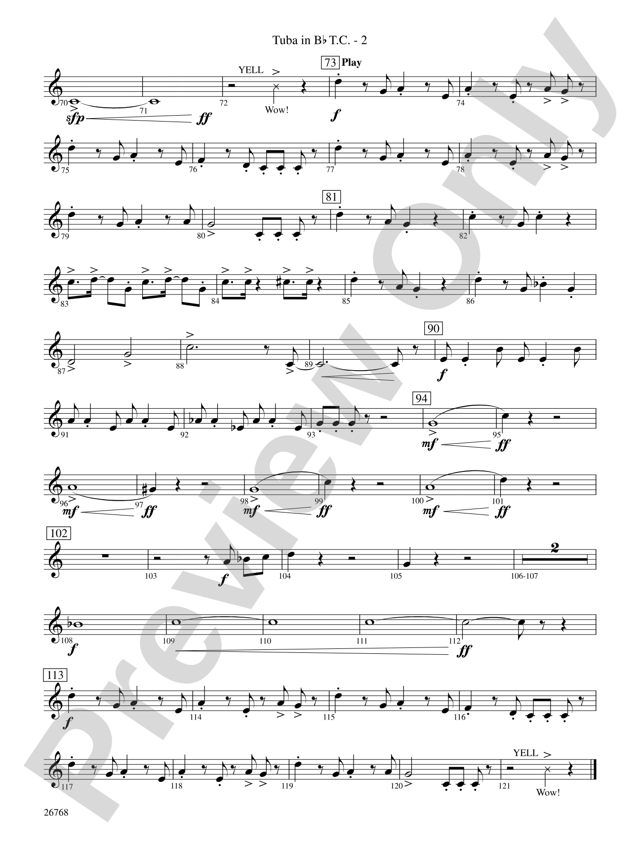 The Story of Mumble Happy Feet: (wp) B-flat Tuba T.C.