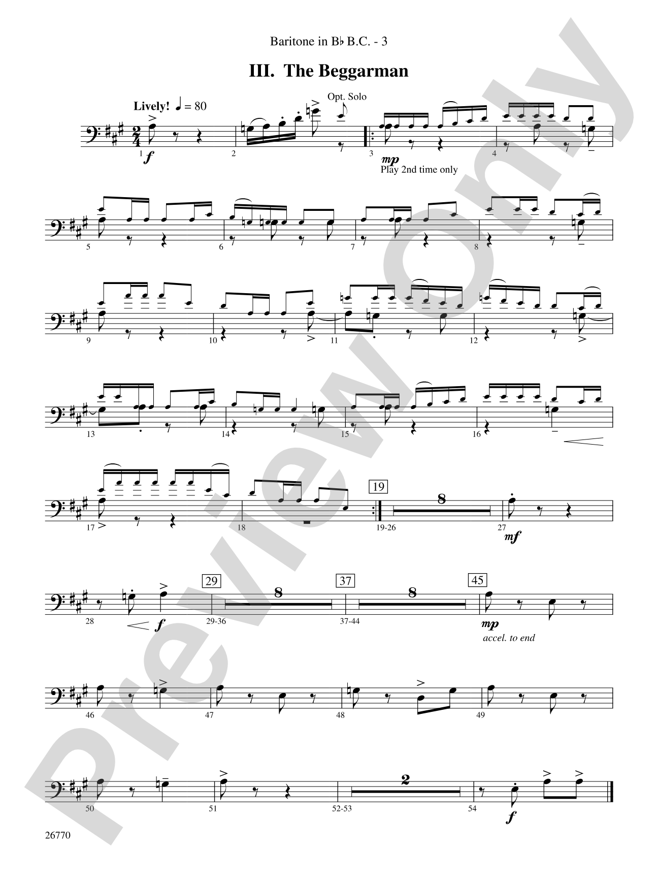 Irish Songs: (wp) B-flat Baritone B.C.