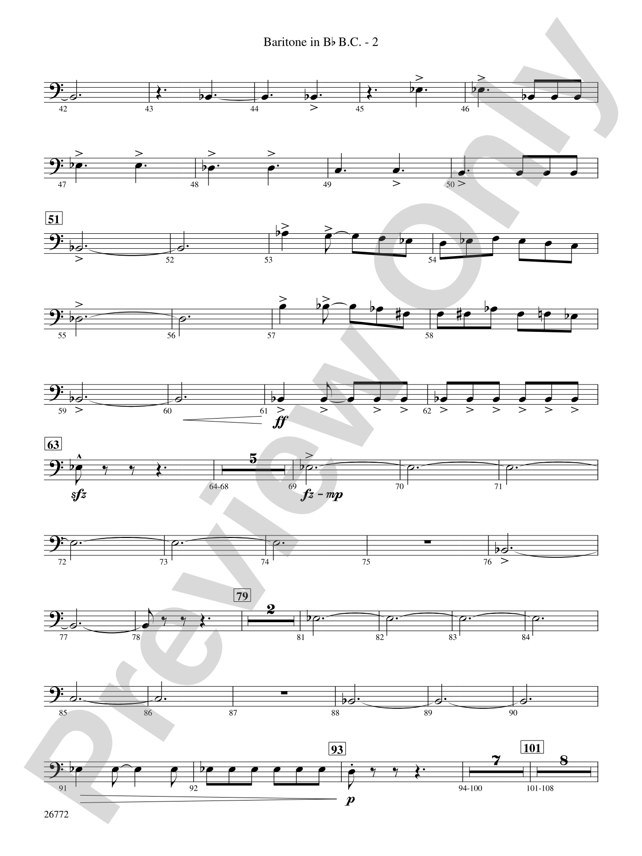 March: (wp) B-flat Baritone B.C.