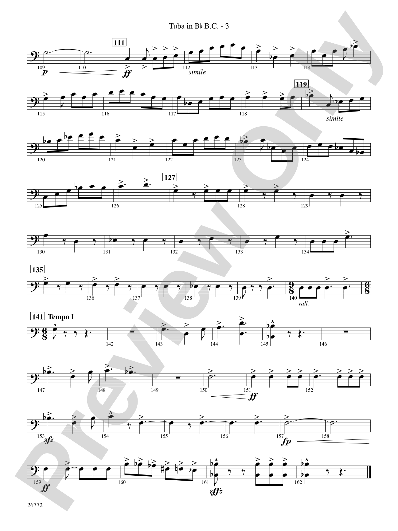 March: (wp) B-flat Tuba B.C.