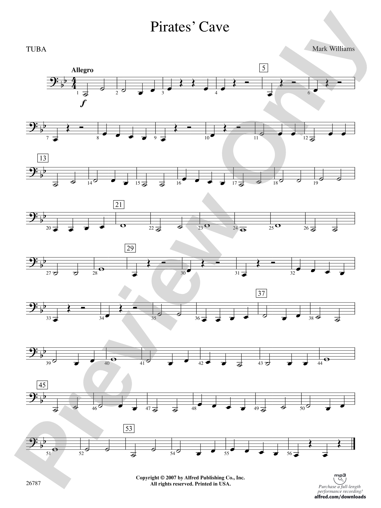 Pirates' Cave: Tuba