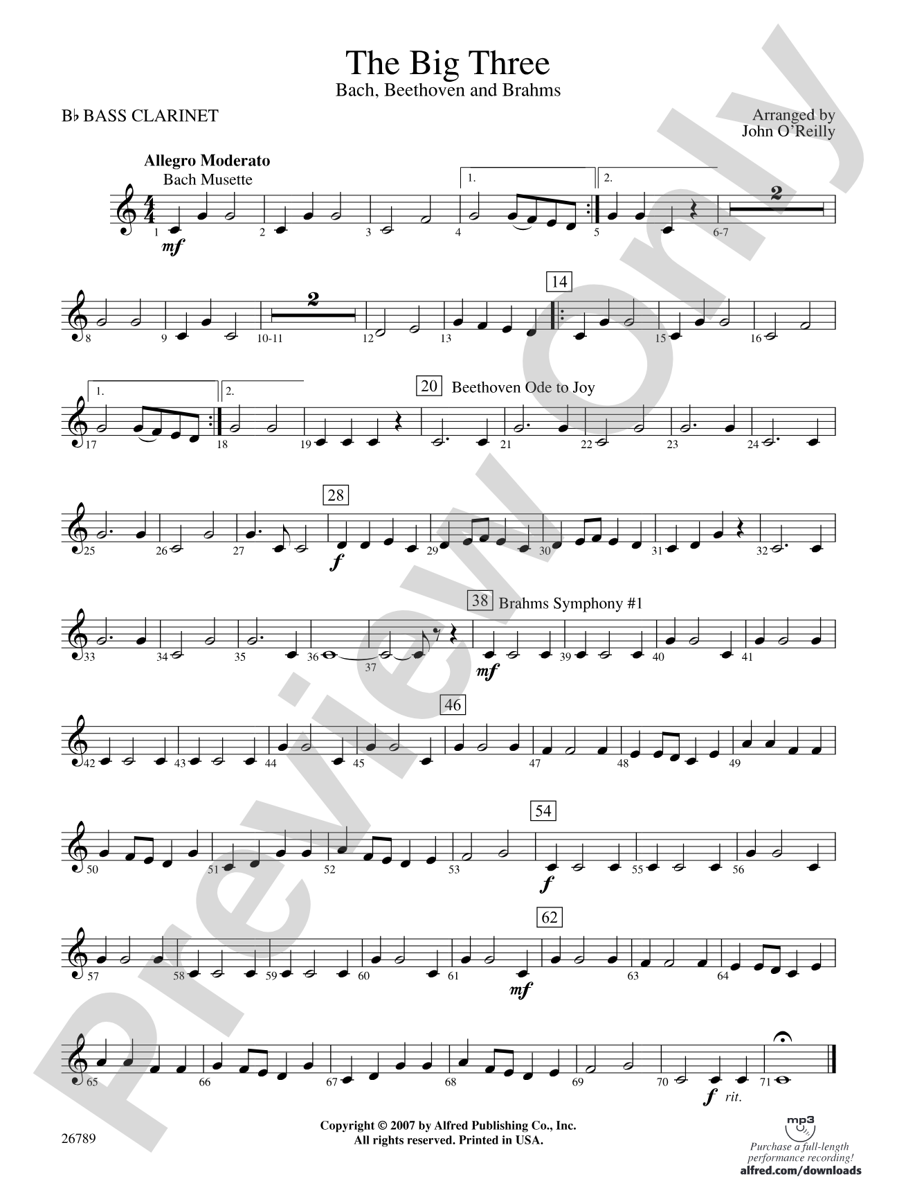 The Big Three: B-flat Bass Clarinet