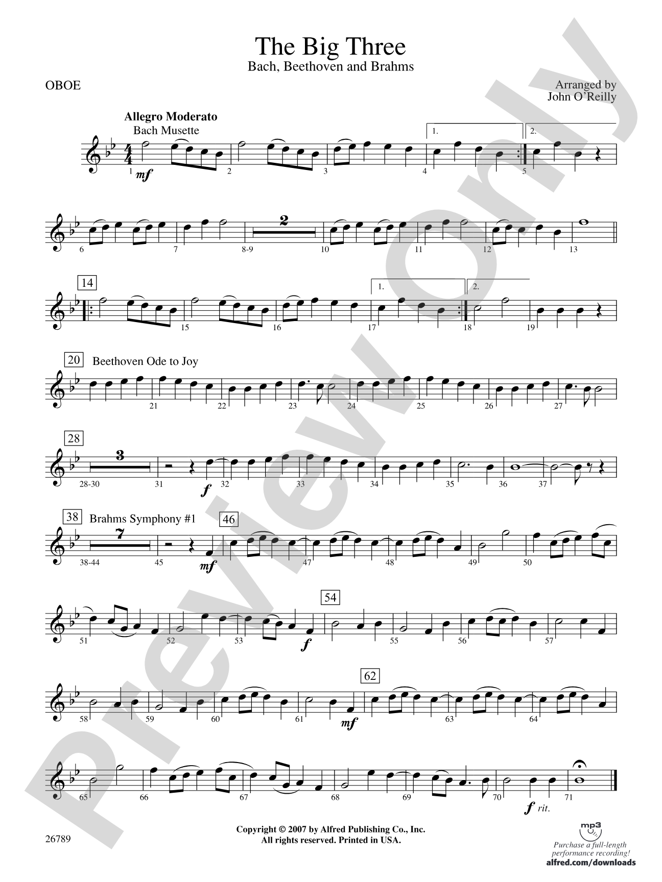The Big Three: Oboe