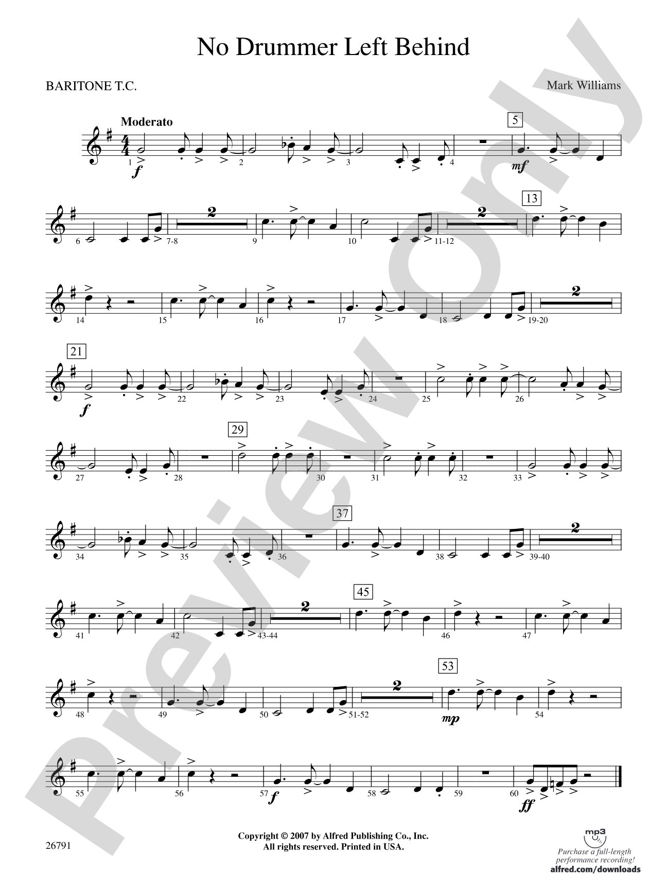 No Drummer Left Behind: Baritone T.C.