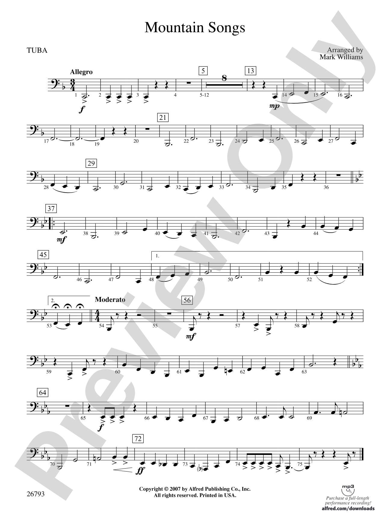 Mountain Songs: Tuba