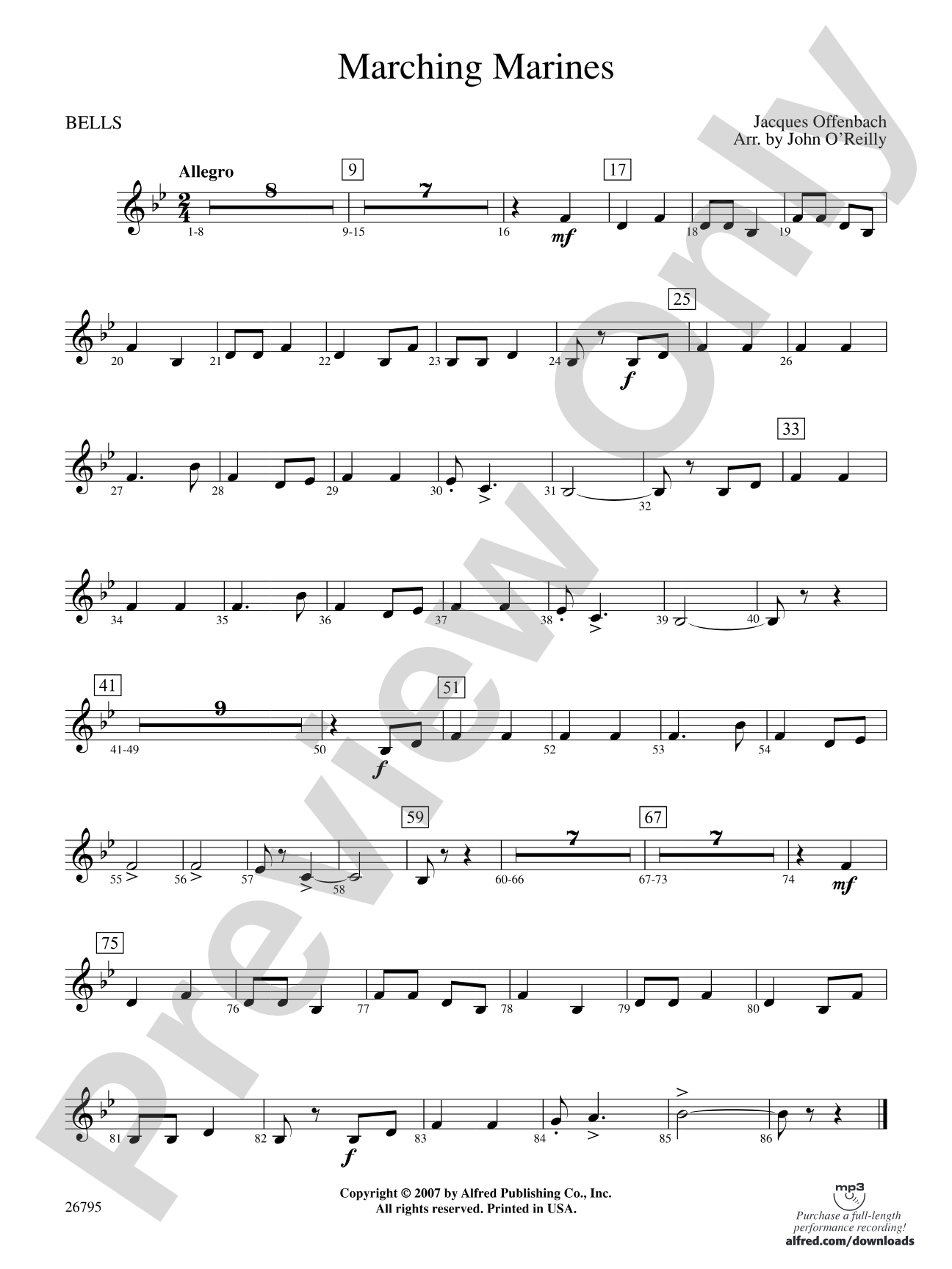 Marching Marines: Bells