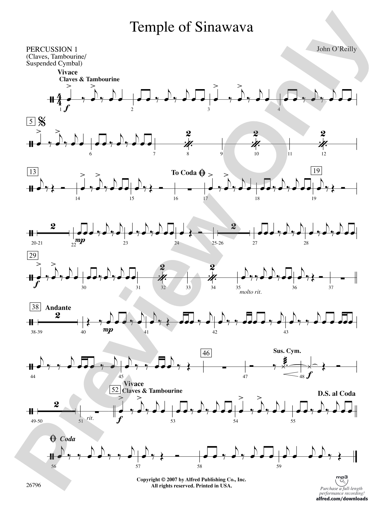 Temple of Sinawava: 1st Percussion