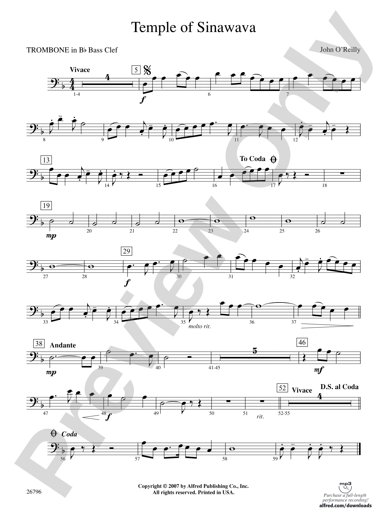 Temple of Sinawava: (wp) 1st B-flat Trombone B.C.
